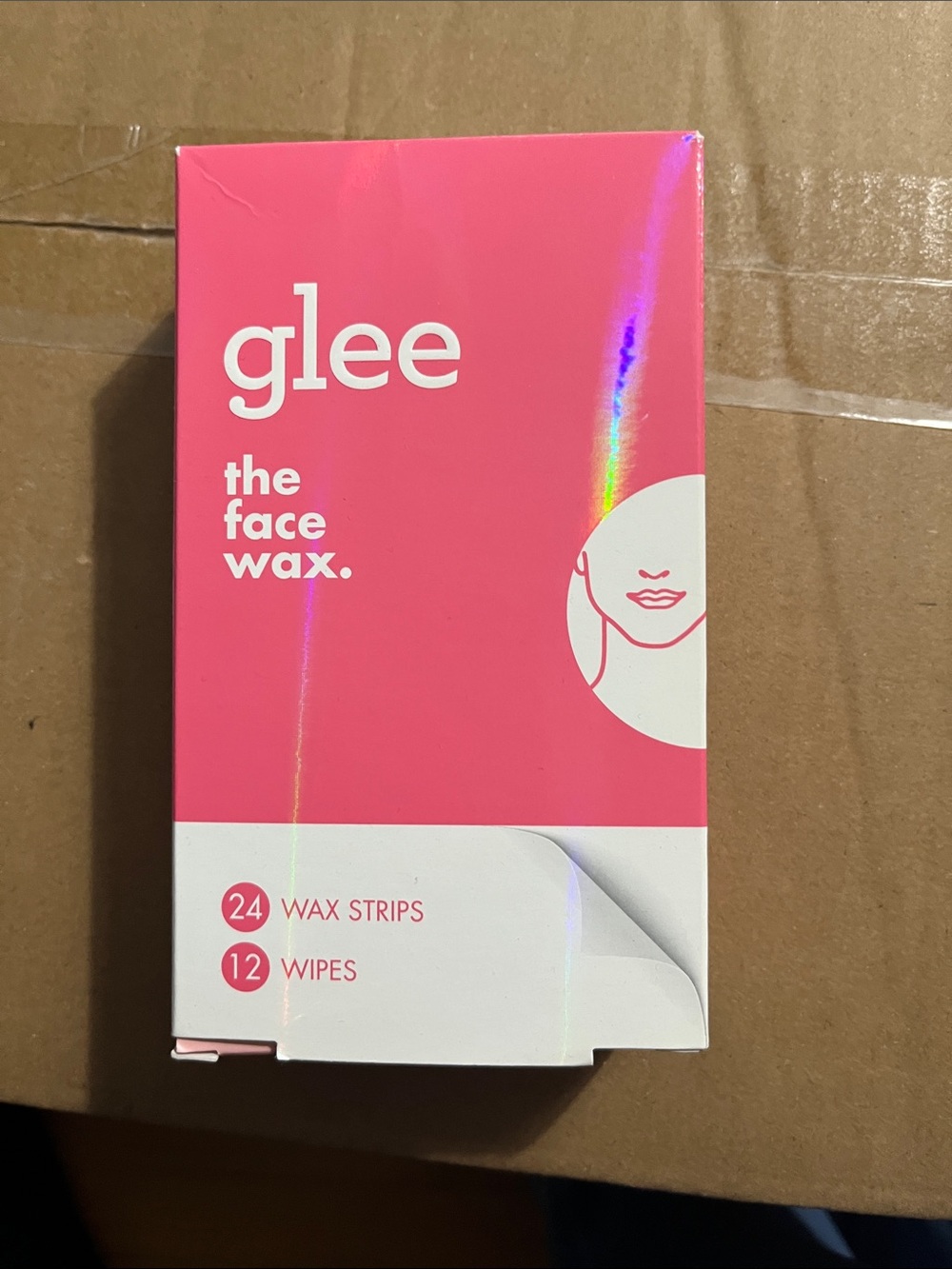 Lee Pink Facial Wax Strips with Soothing Wipes